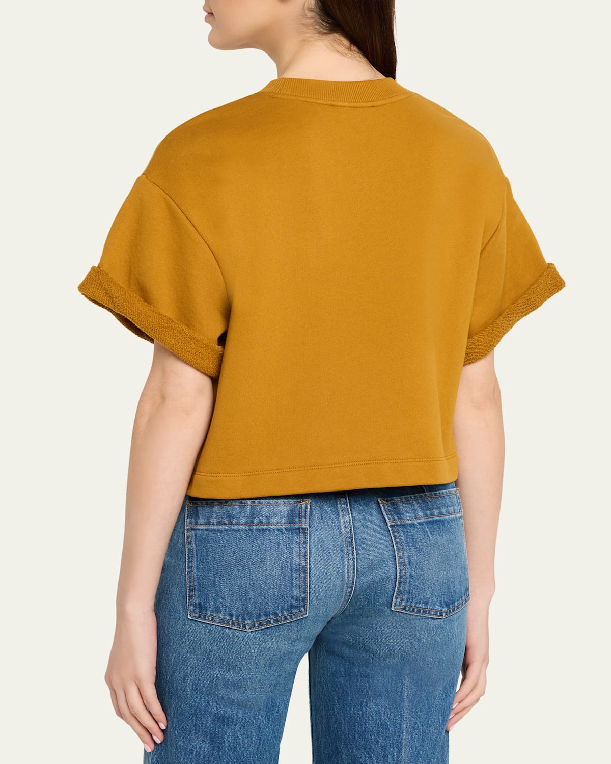 Cove Cotton-Terry Crop Top