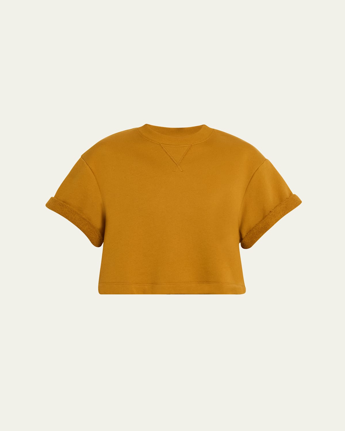Cove Cotton-Terry Crop Top