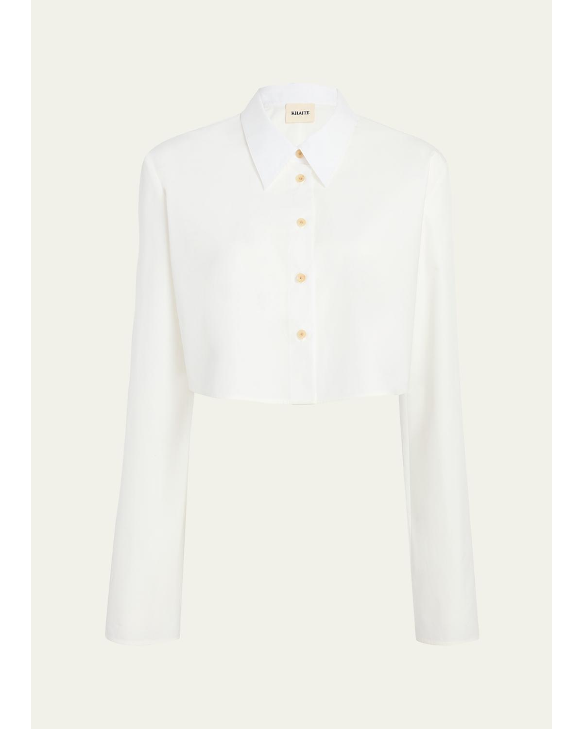 Fritz Cropped Cotton Top