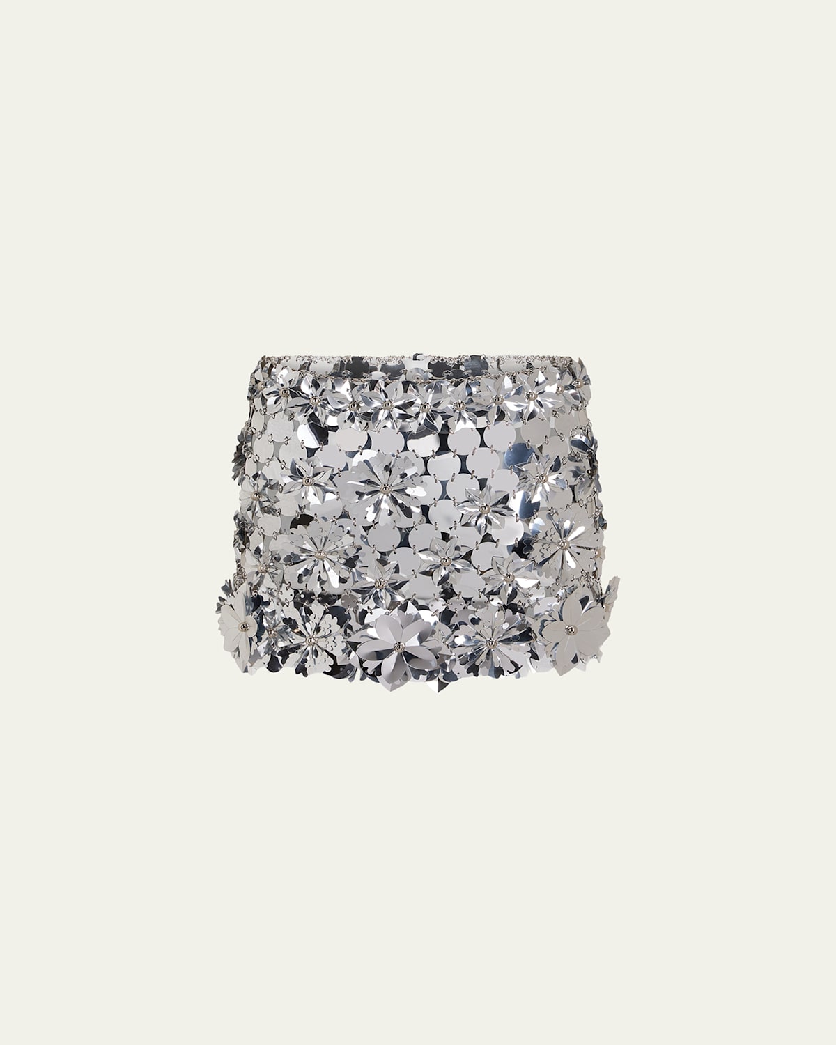 Rabanne Floral Sequined Mini Skirt | Thumbnail 4 Rabanne Floral Sequined Mini Skirt | Thumbnail 4
