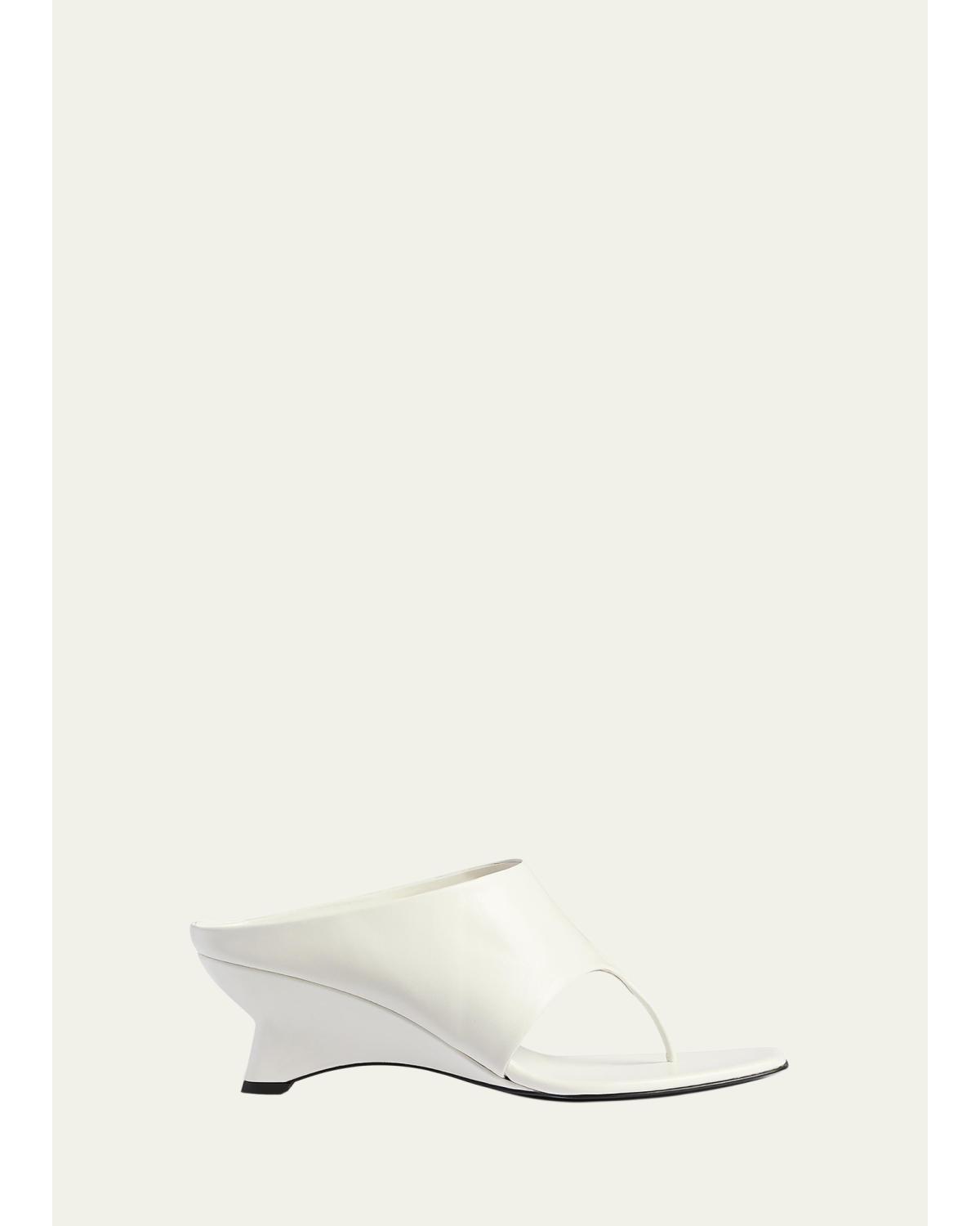 55Mm Marlow Leather Thong Mules