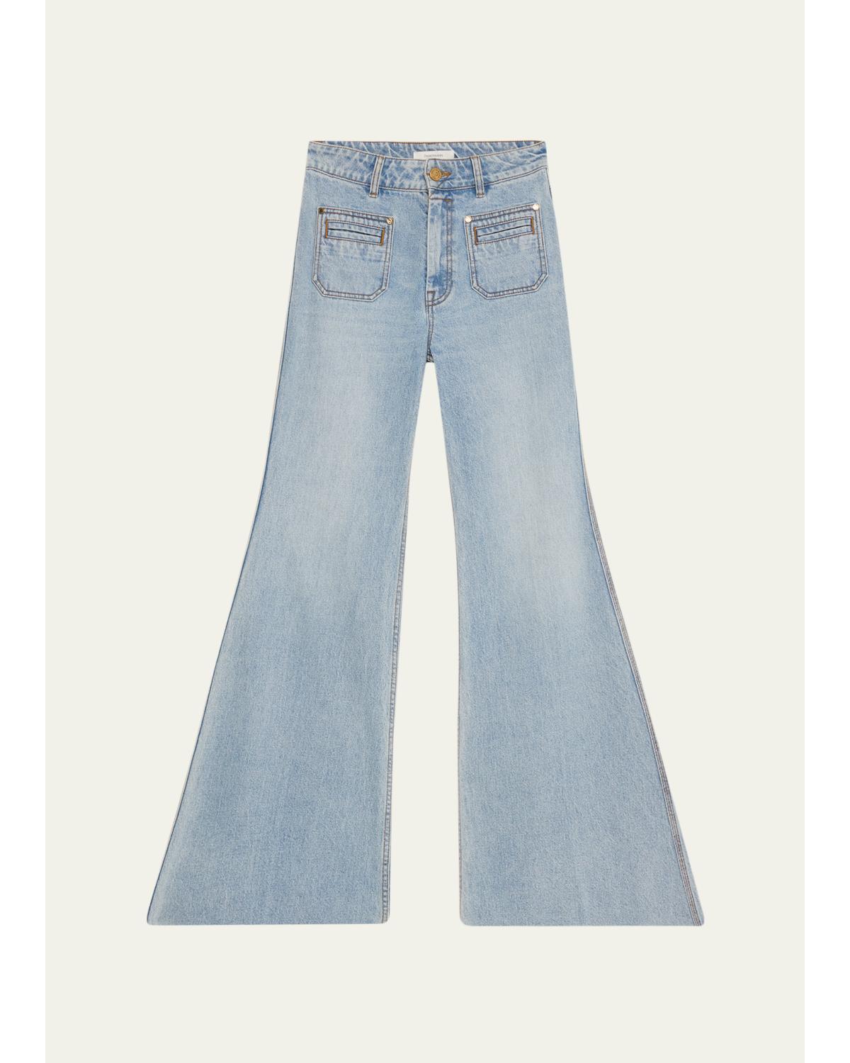 High-Rise Flare Jeans