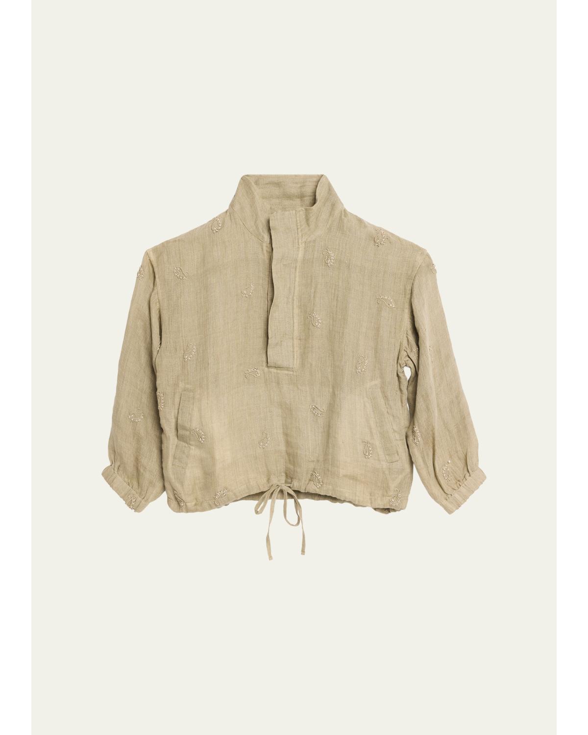 Kaza Paisley-Embroidered Jacket
