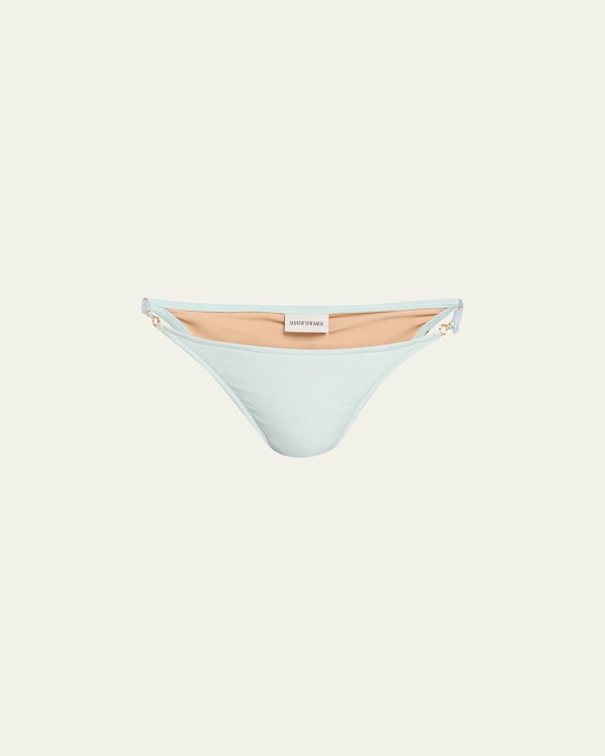 Shani Nico Bikini Bottoms In Aqua Blue