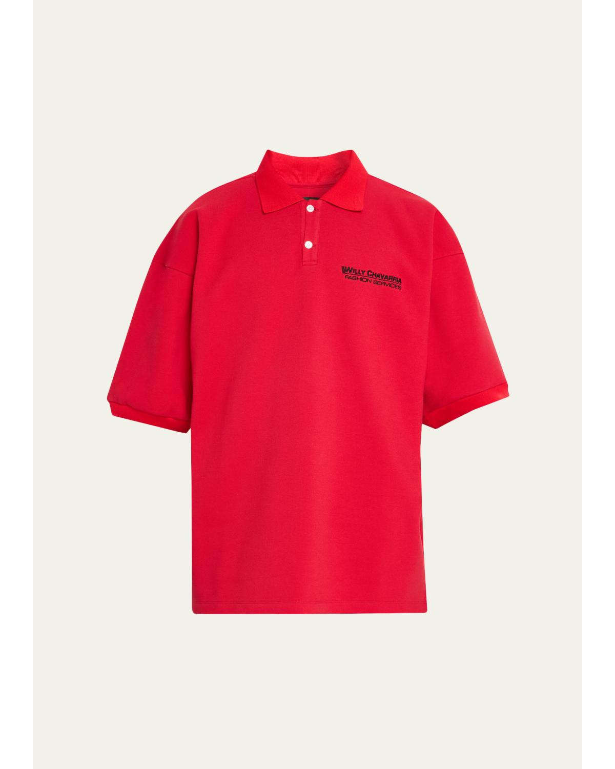 Men'S Football Structured Cotton Polo Shirt