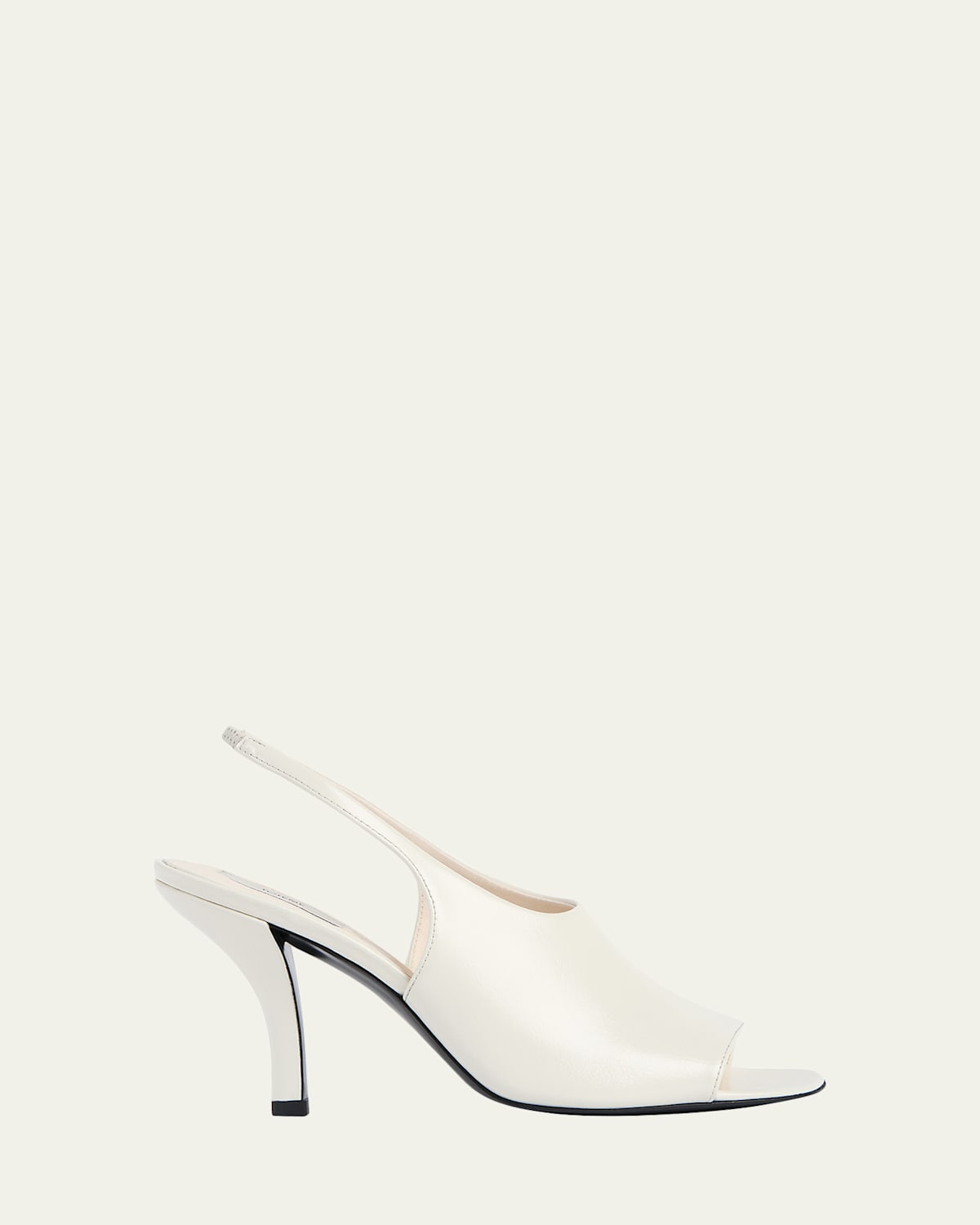 Toteme Contour Naplack Leather Slingback Pumps