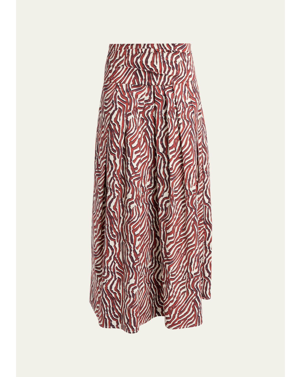 Nessa Maxi Skirt in Poplin