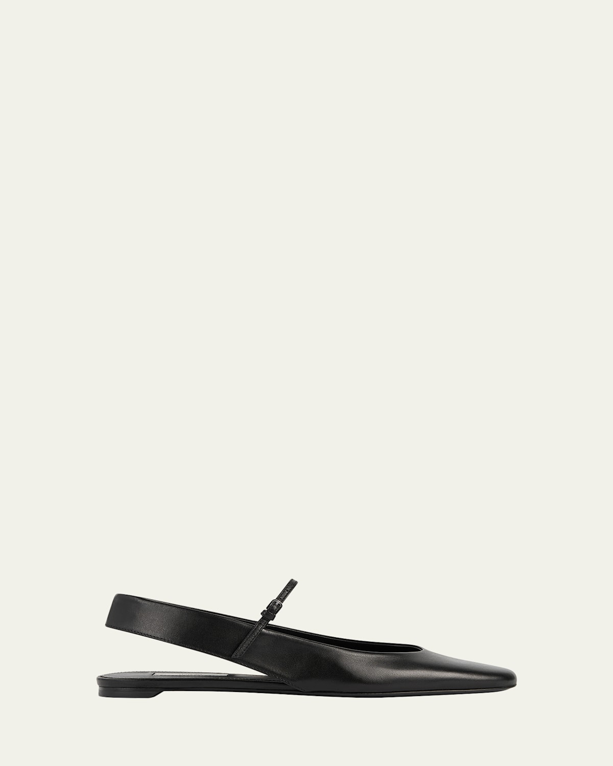 Toteme Nappa Leather Slingback Mary Jane Ballerina Flats