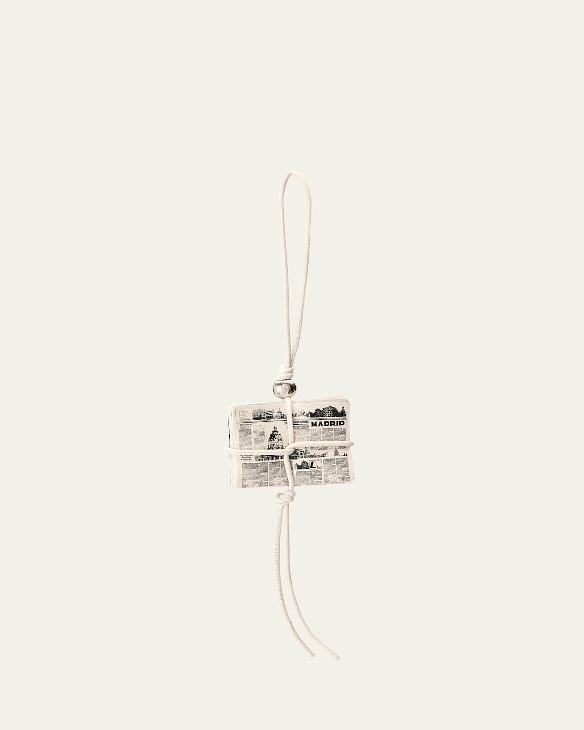 Loewe Newspaper Bag Charm In Multi