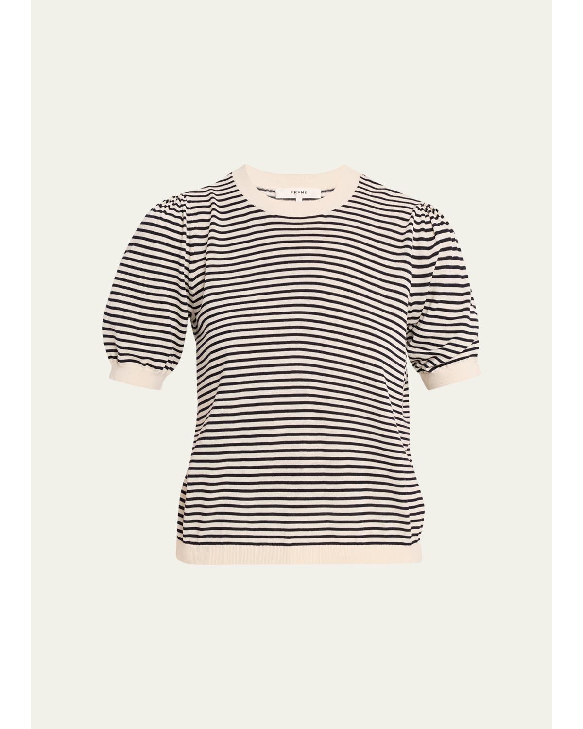 The Striped Gather Sweater