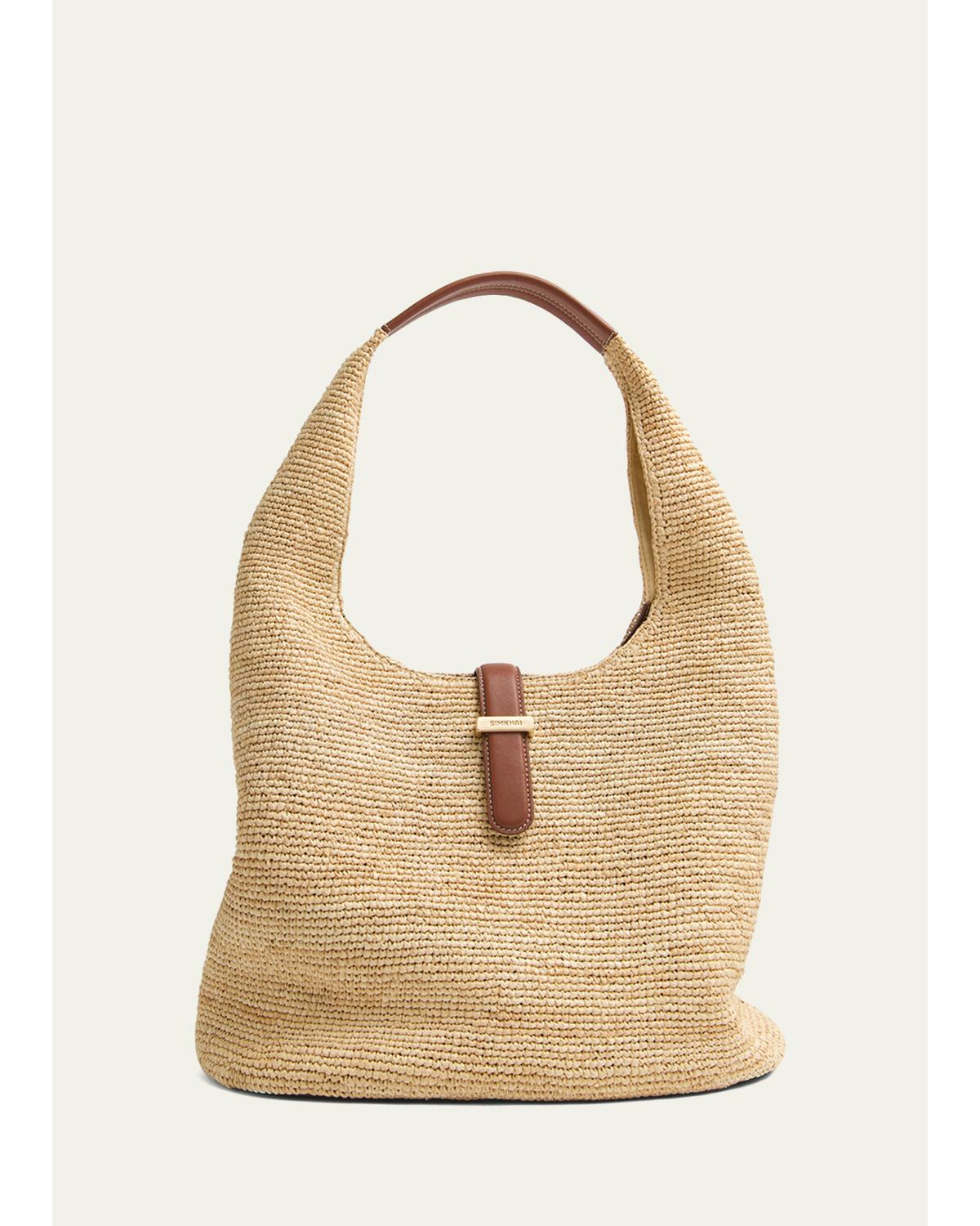 Khai Large Raffia Tote Bag