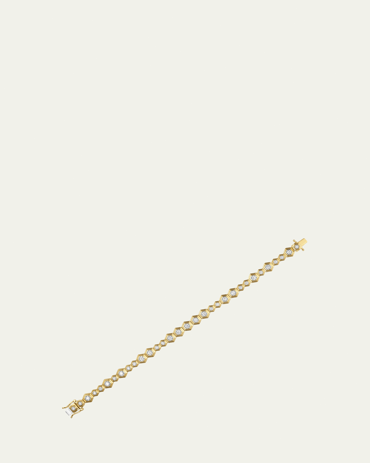 Sara Weinstock Honey Comb 18K Gold & Diamond Full Bracelet
