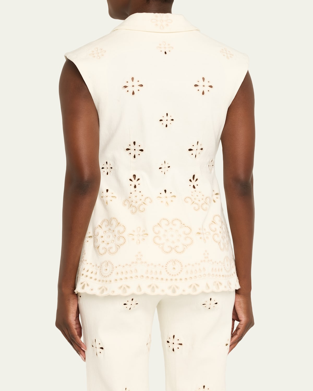 Townes Eyelet Twill Vest