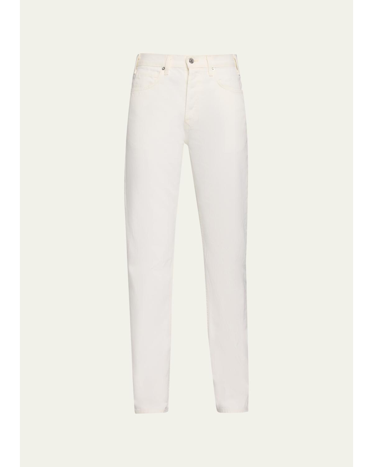 Briana Mid-Rise Straight-Leg Jeans