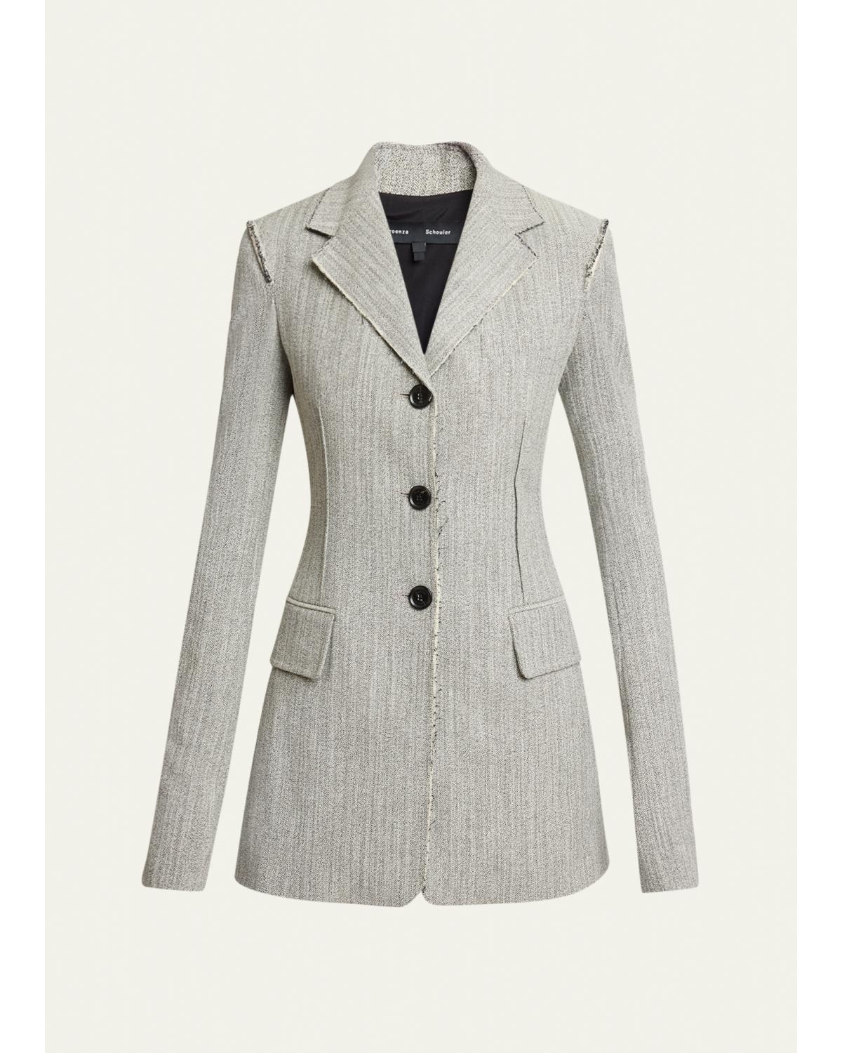 Lorenza Deconstructed Static Suiting Jacket