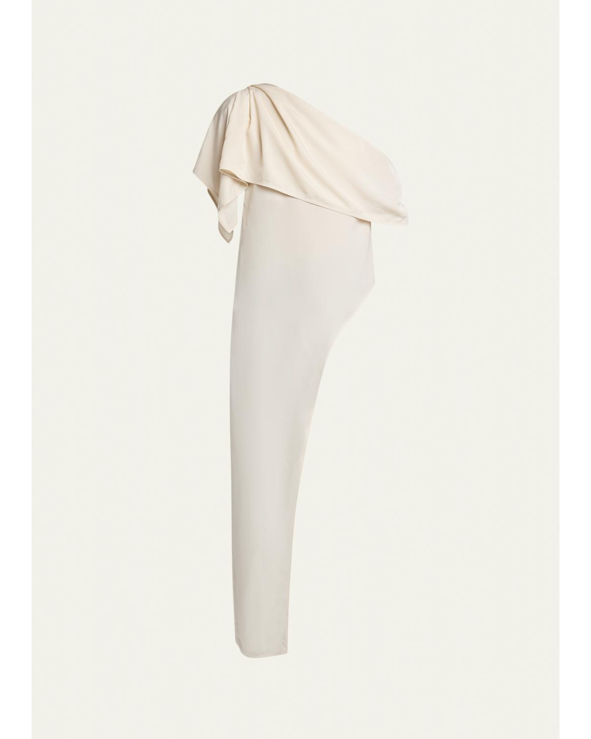 Haya Asymmetric Draped Top