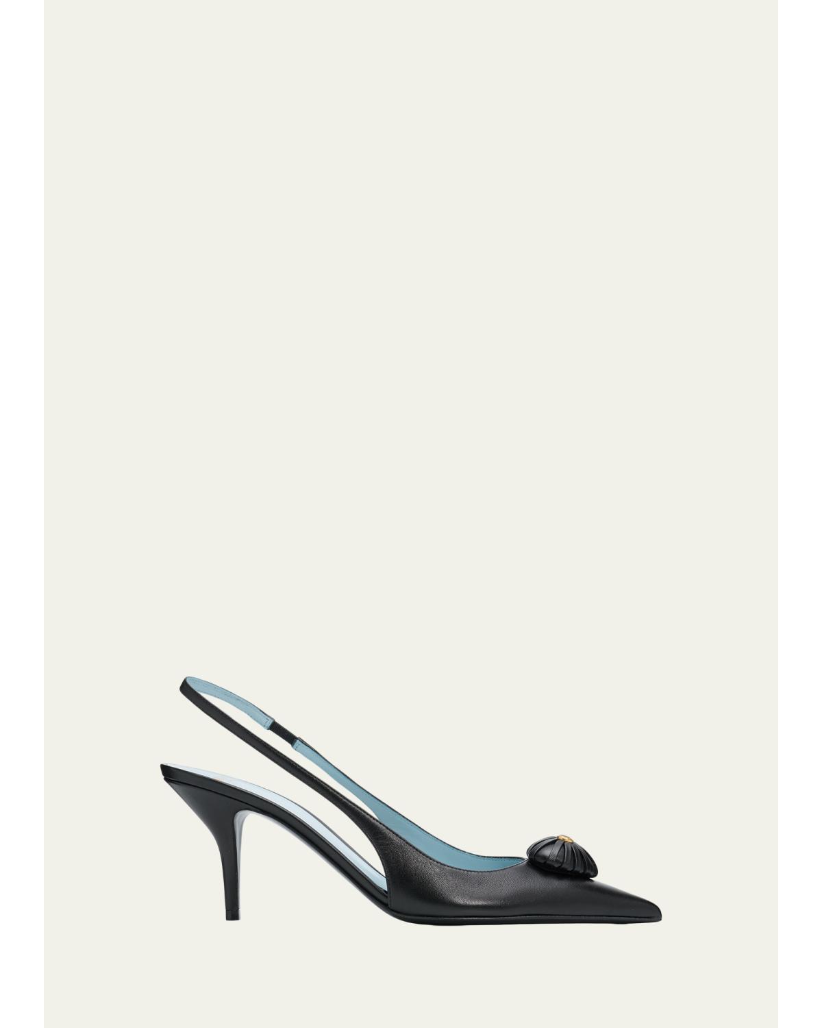75Mm Coeur Royal Slingback