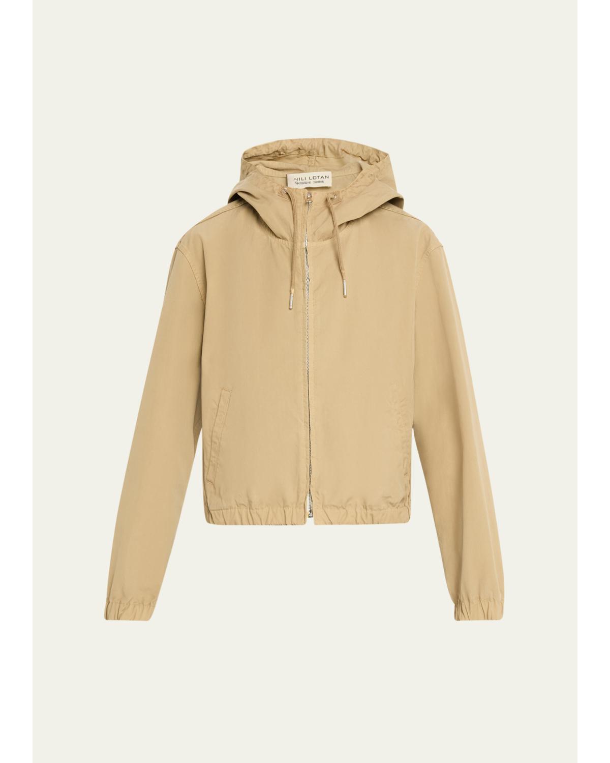 Clyde Hooded Cotton Windbreaker