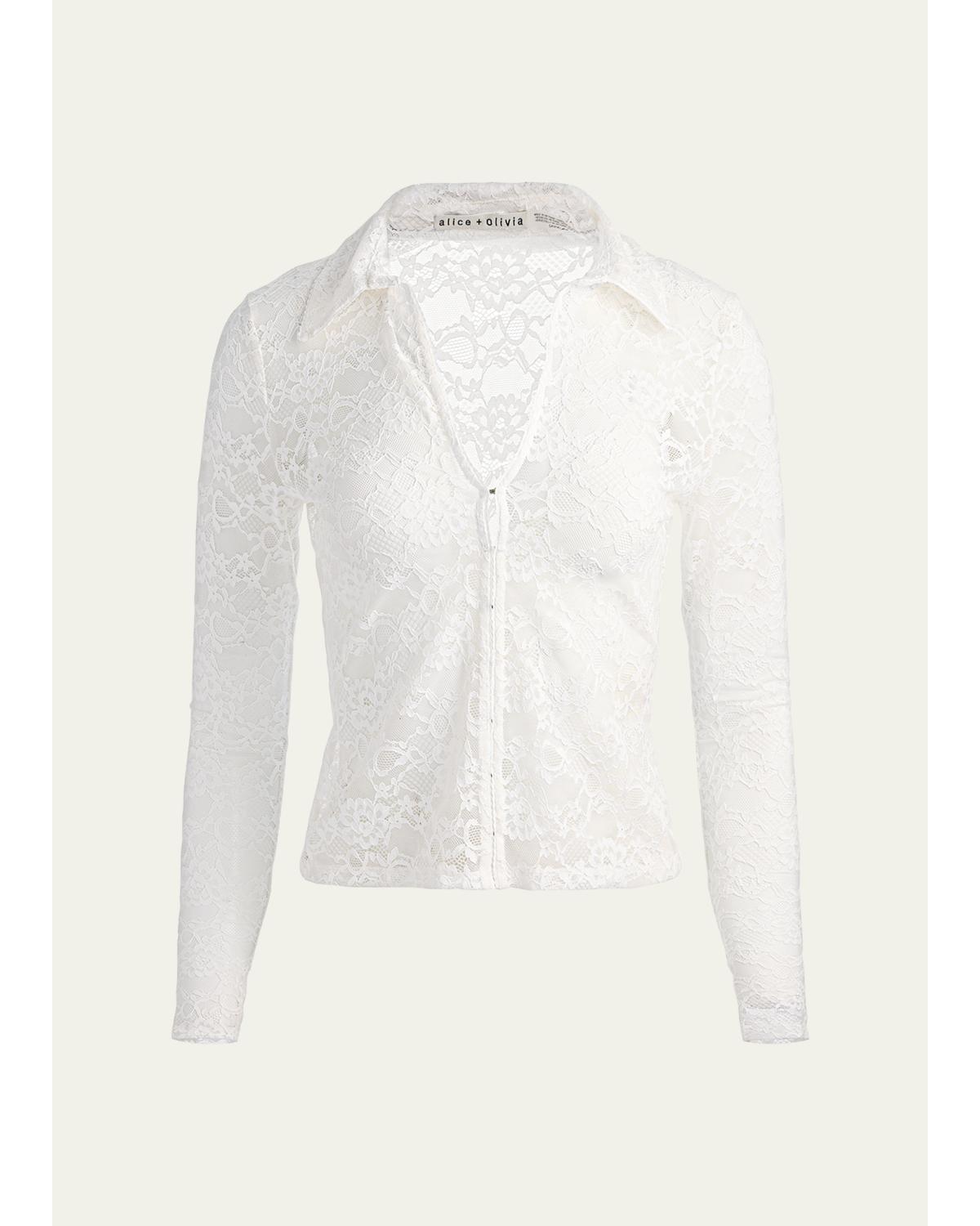 Kara Floral Lace Blouse