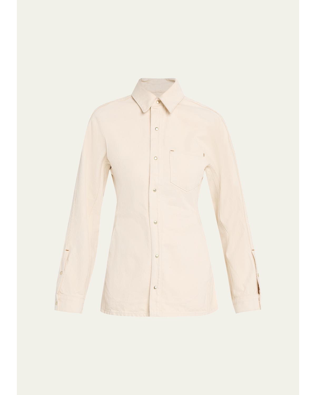 Cinch Long-Sleeve Denim Shirt