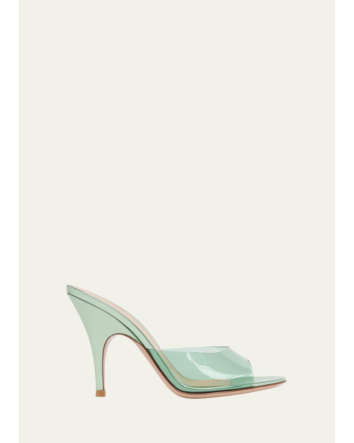 95Mm Plexi Mule Sandals