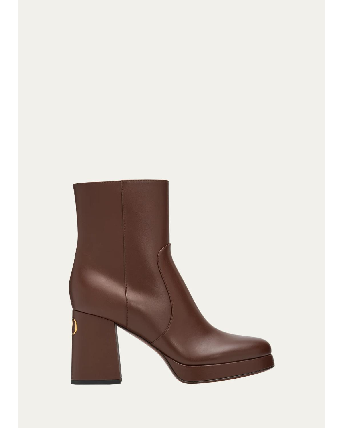 90Mm Fawcette Platform Ankle Boots