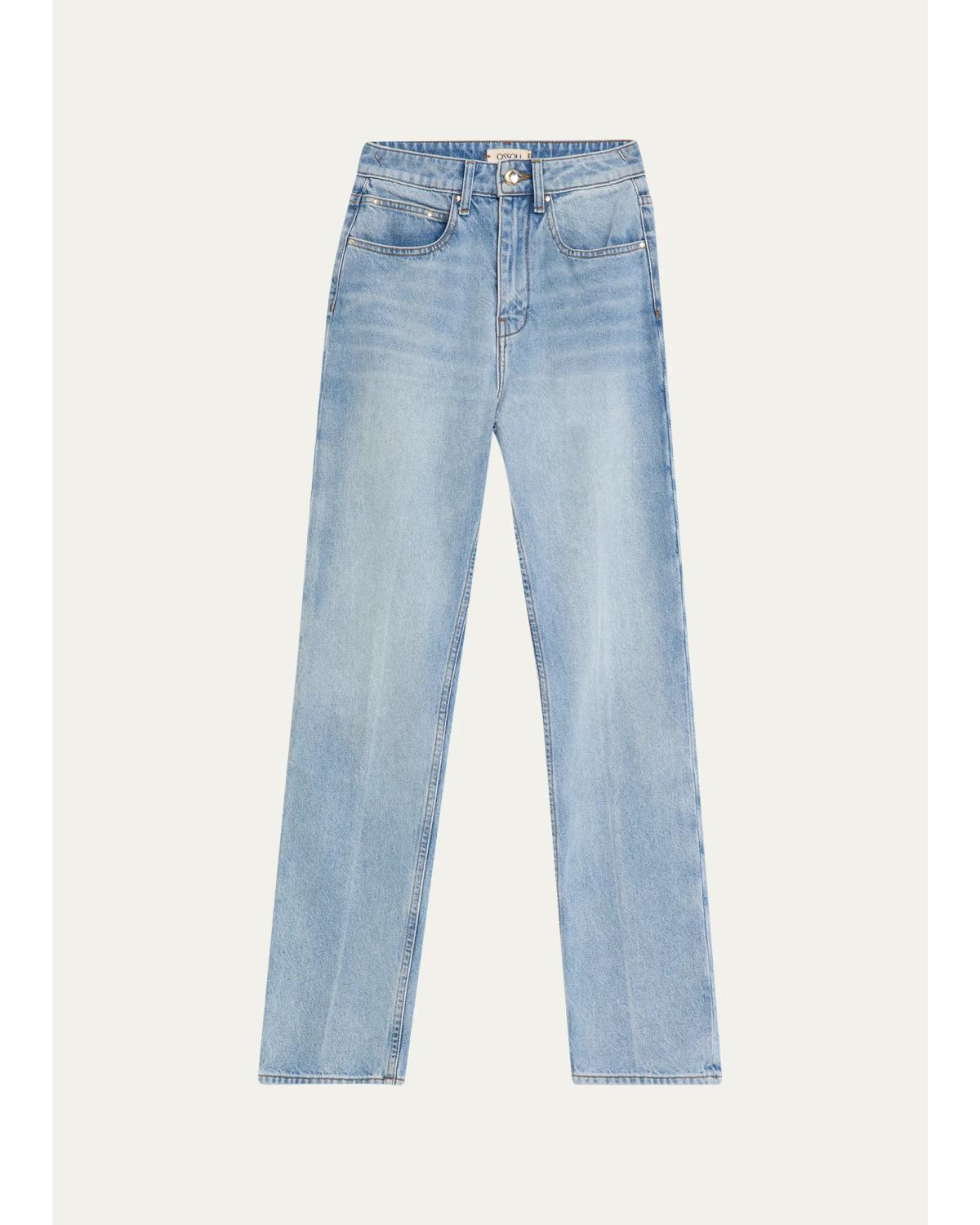 Noon High-Rise Straight Jeans