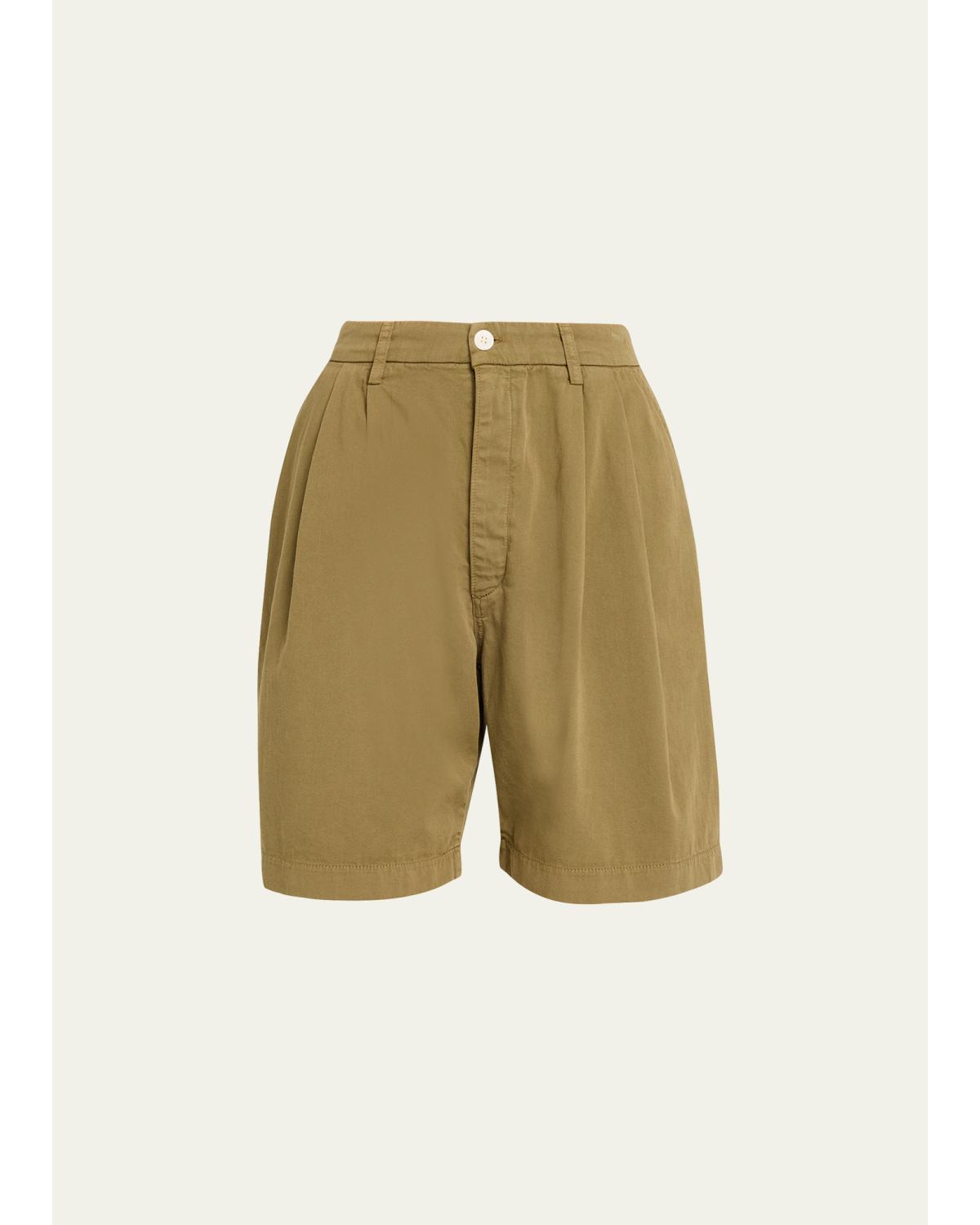 The Pleat Bermuda Shorts