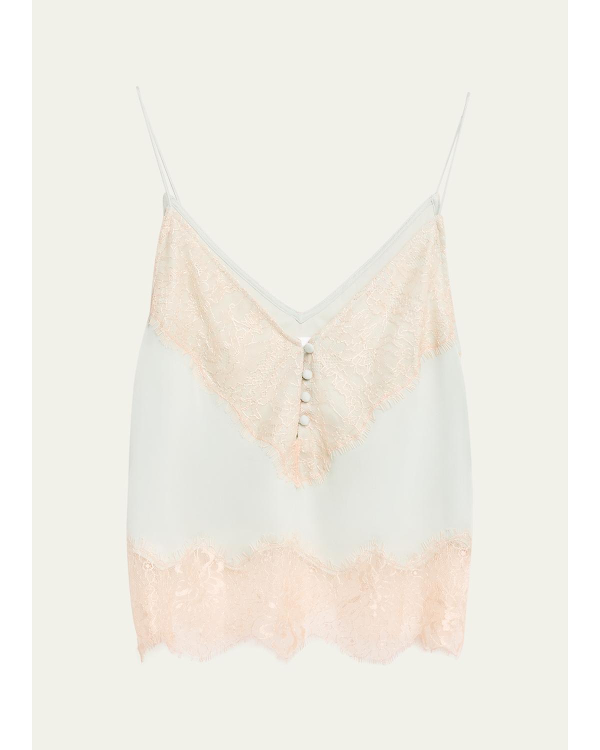 Suraiya Lace-Trim Cami Top