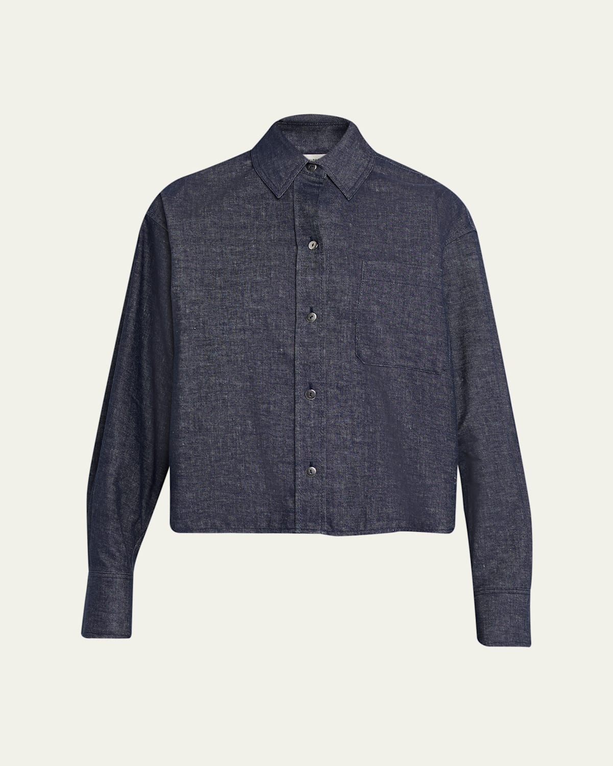 Cropped Long-Sleeve Shirt