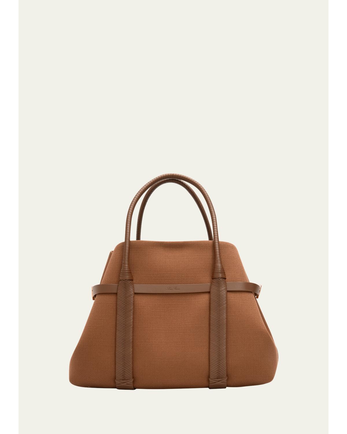 Ghiera Large Canvas Shopper Tote Bag