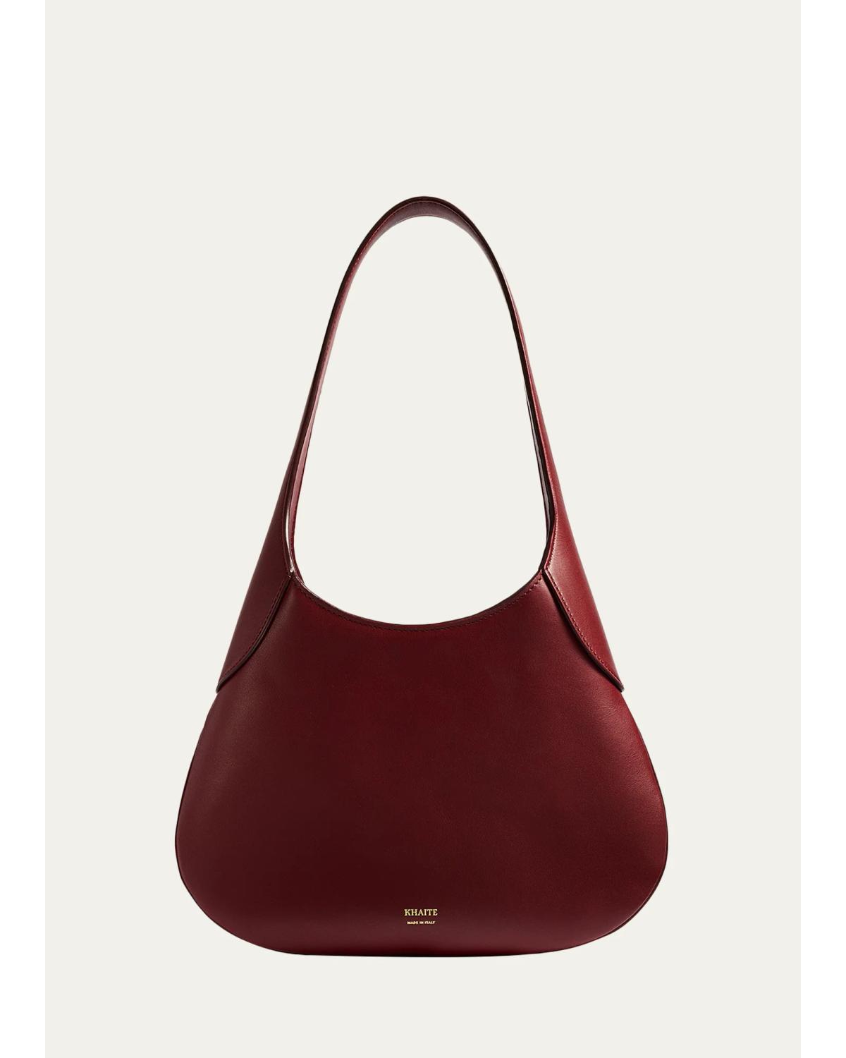 Joan Small Leather Hobo Bag