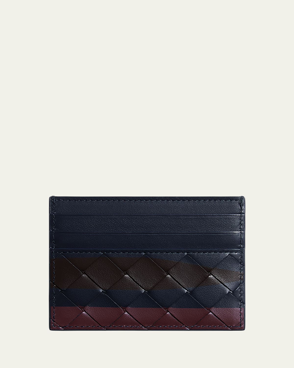 Bottega Veneta Men 's Intrecciato Airbrushed Card Holder - Men's Accessories