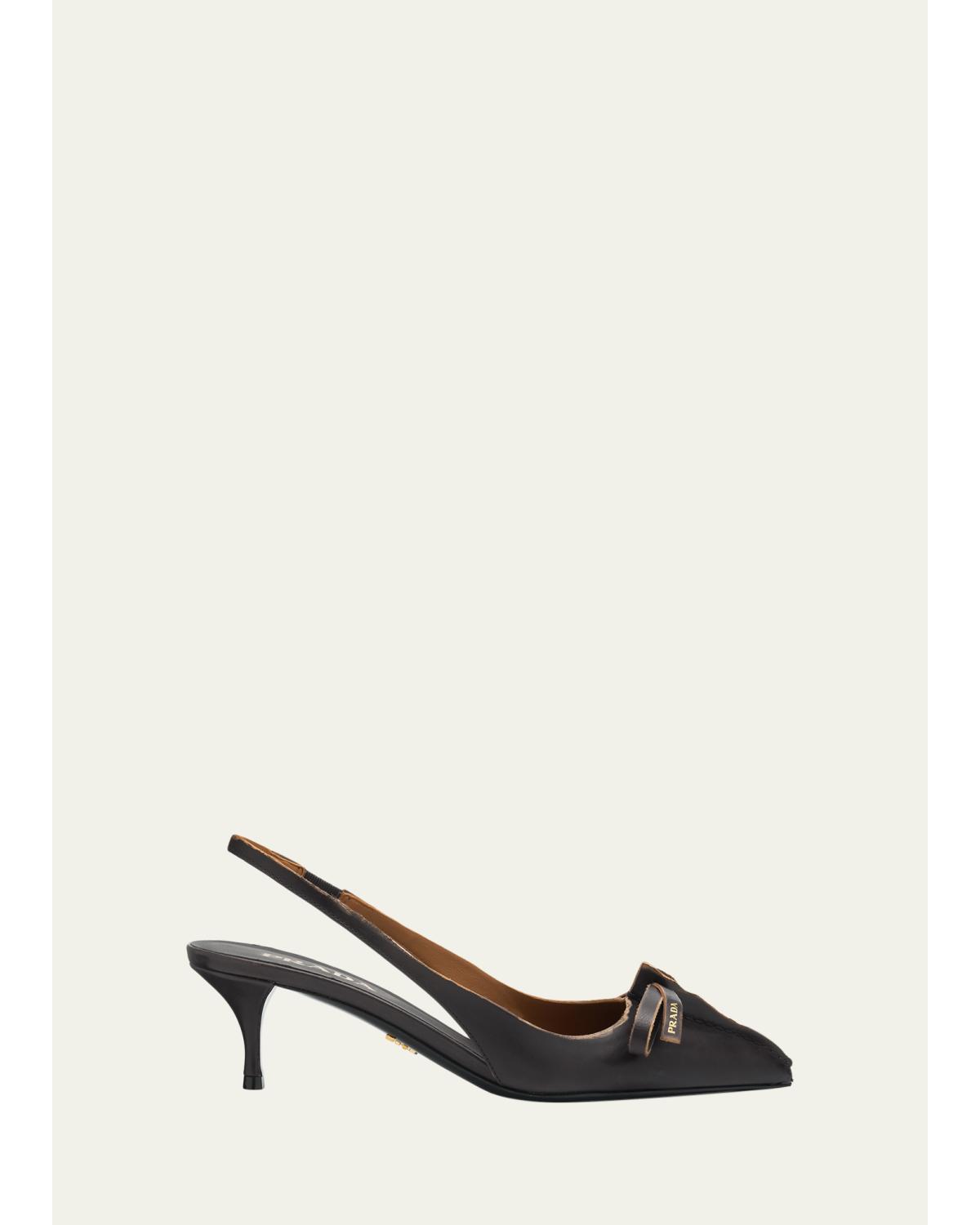 55Mm Brushed Slingback