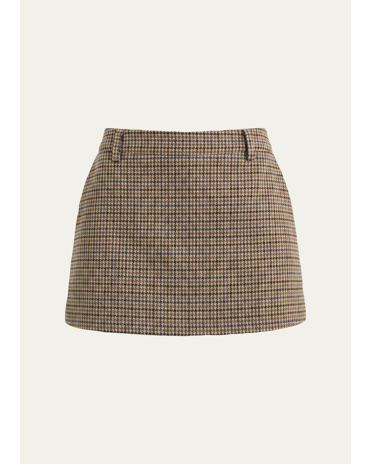 Valkiria Houndstooth Mini Skort