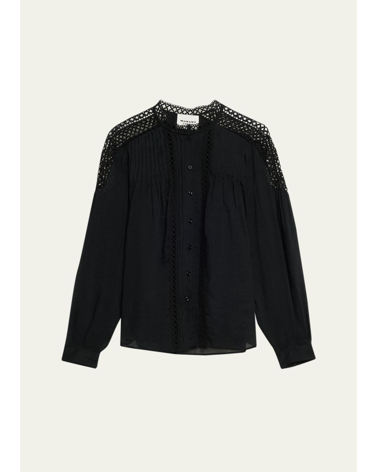 Polda Embroidered Georgette Blouse