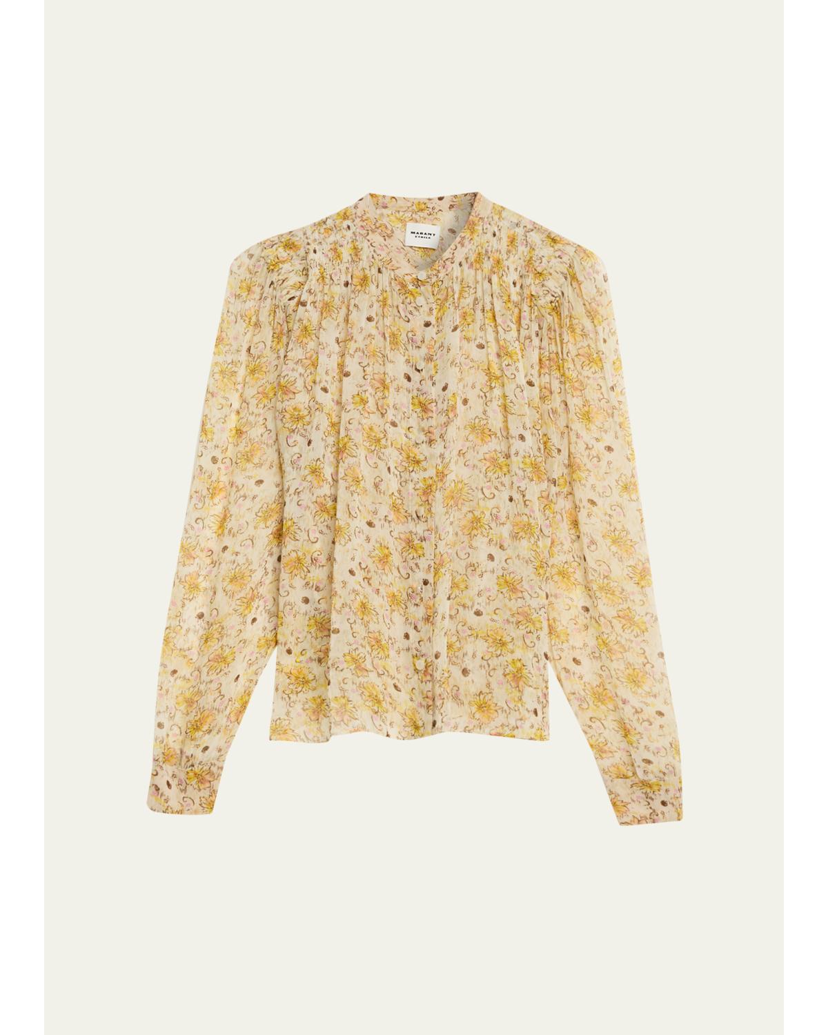 Florine Floral Georgette Blouse