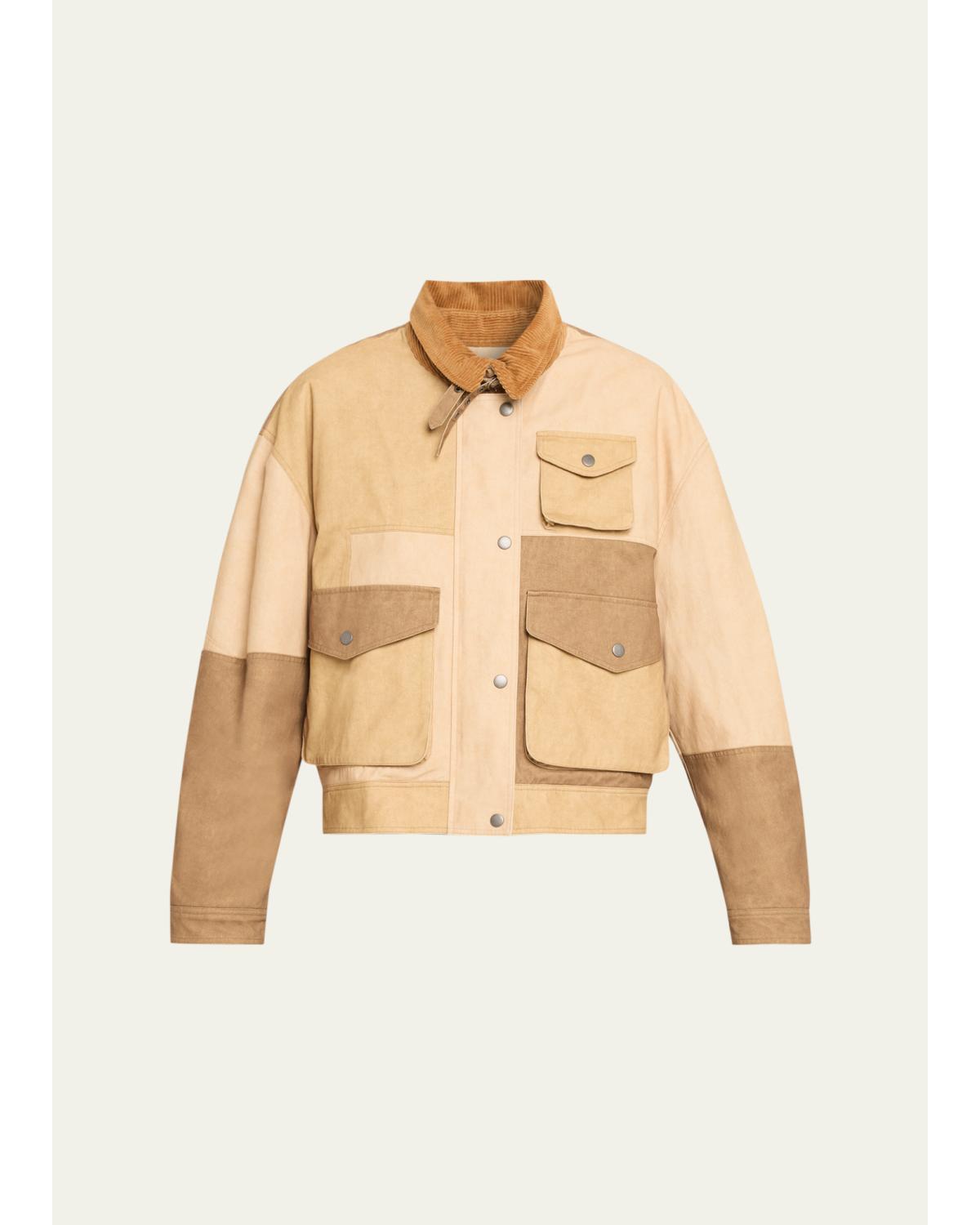 Risla Colorblocked Cotton Jacket
