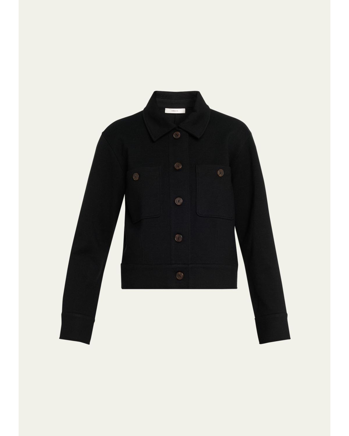 Vince Ponte Knit Jacket In Multi