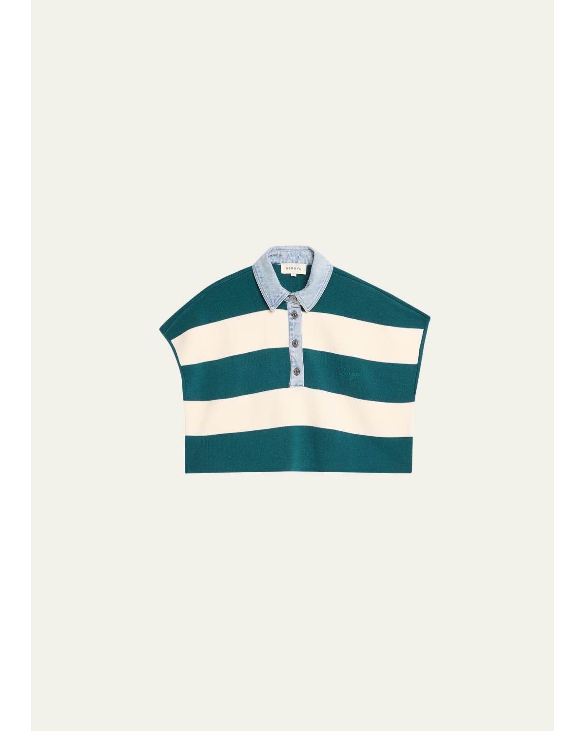 Corsa Striped Cotton Top