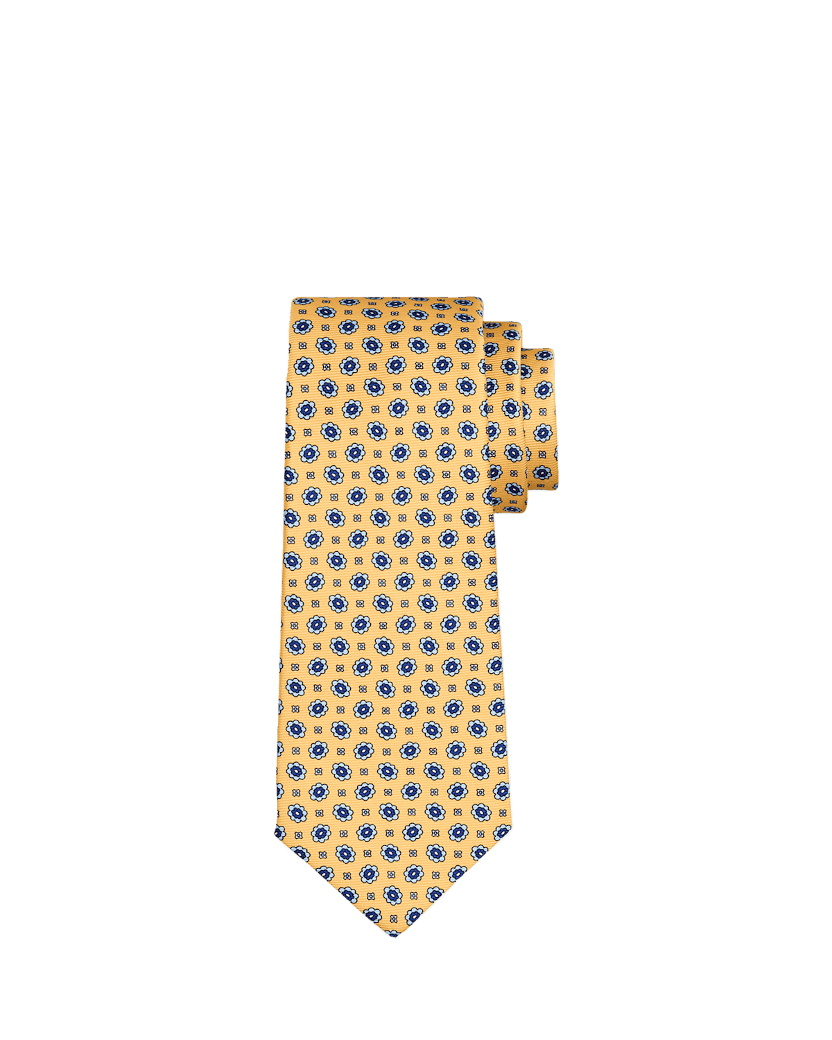 Kiton Men's Silk Micro-Floral 7-Fold Tie | Thumbnail 2