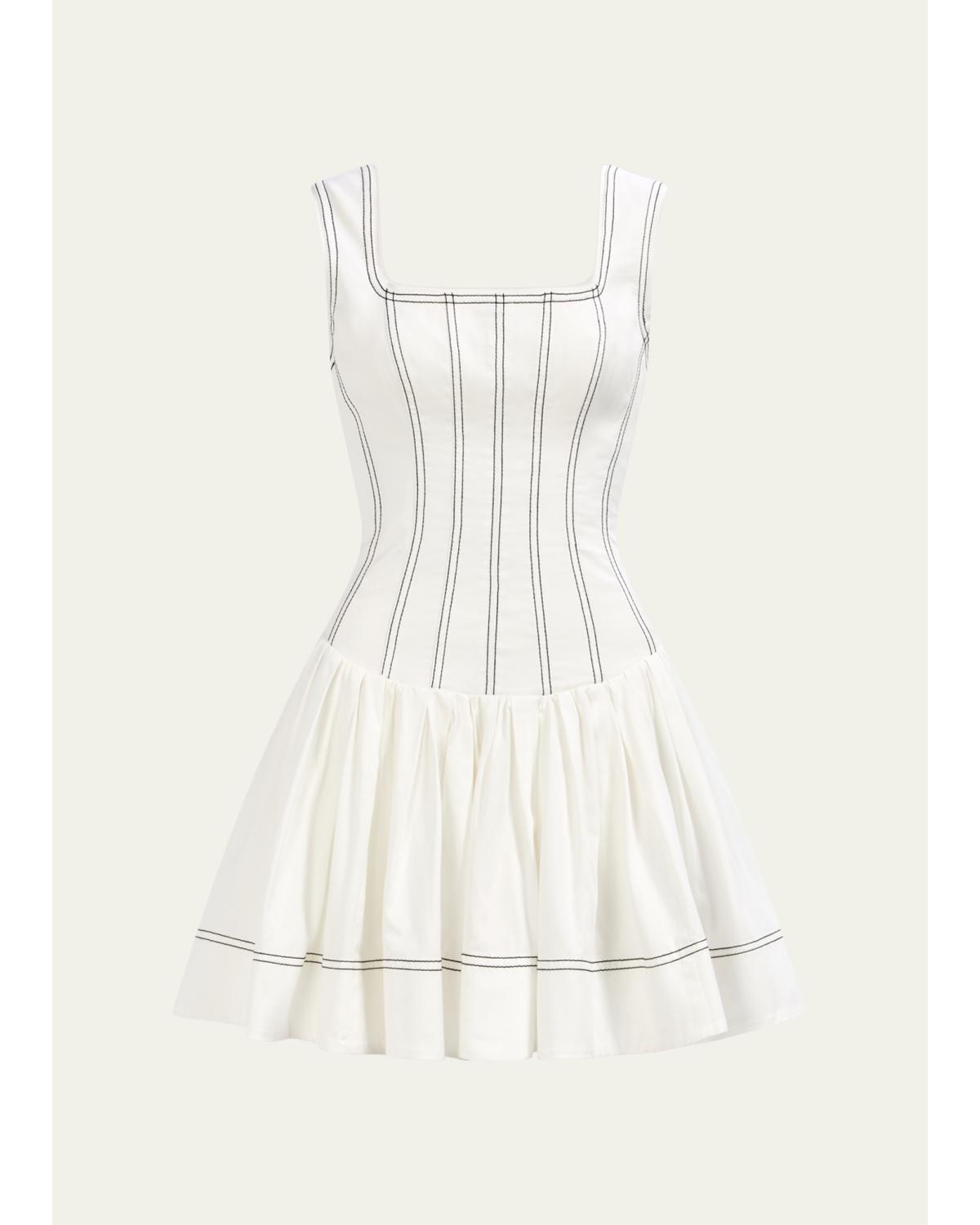 Parallel Poplin Mini Dress