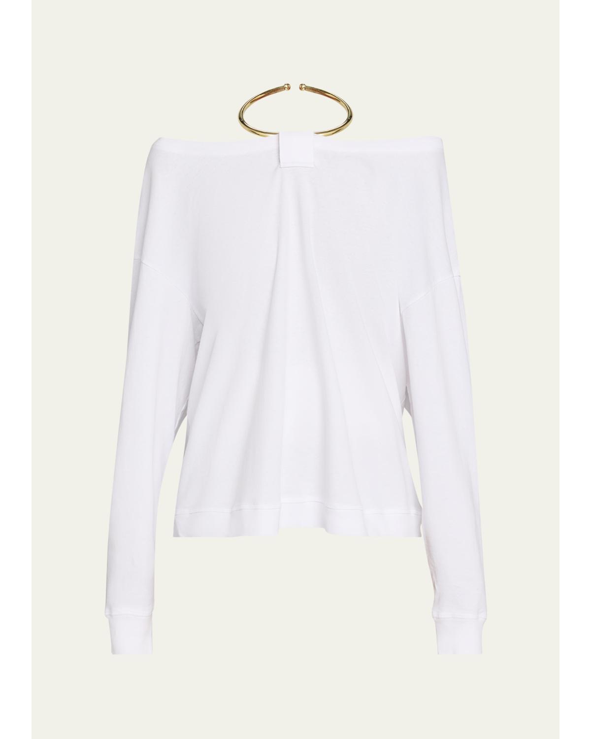 Erin Necklace Off-The-Shoulder Top