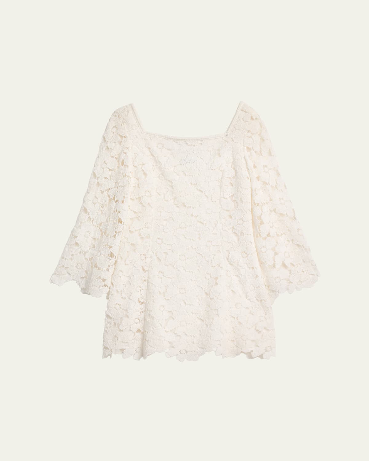 Simkhai Hana Lace Mini Dress In White