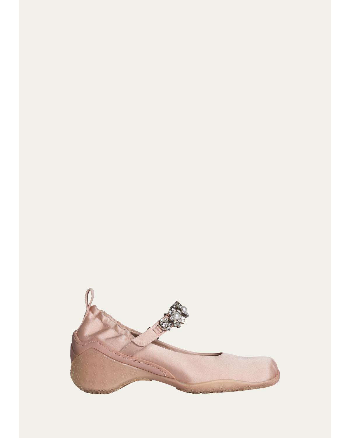 Embellished Satin Ballet Runners