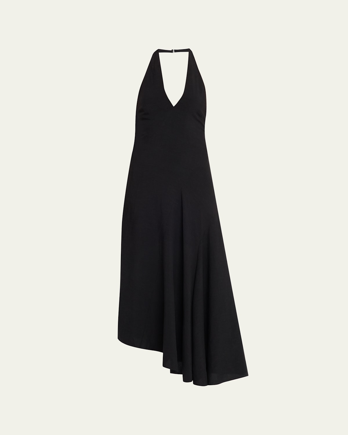 Celina Linen-Blend Halter Dress