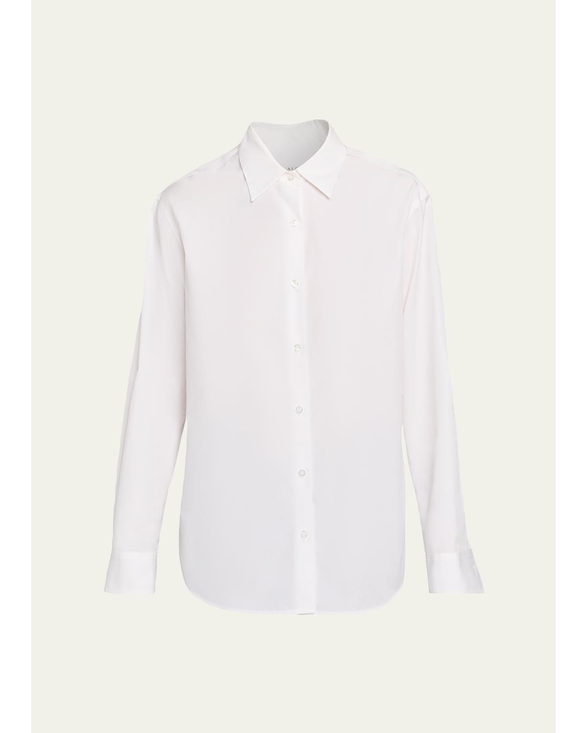 Mason Poplin Button-Front Shirt
