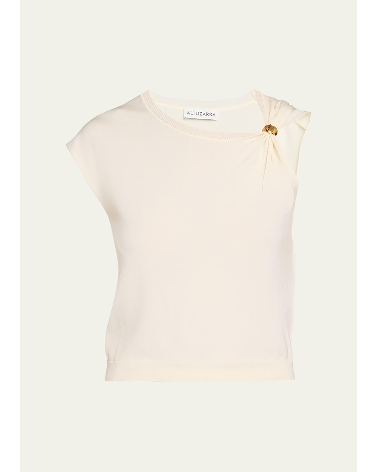 Rinaldi Knit Asymmetric Top