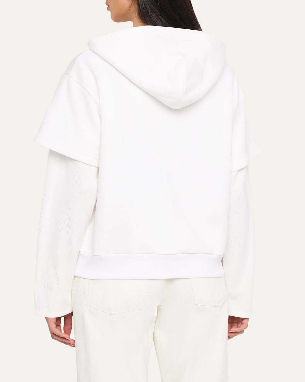 2Tee Layered Hoodie Sweatshirt