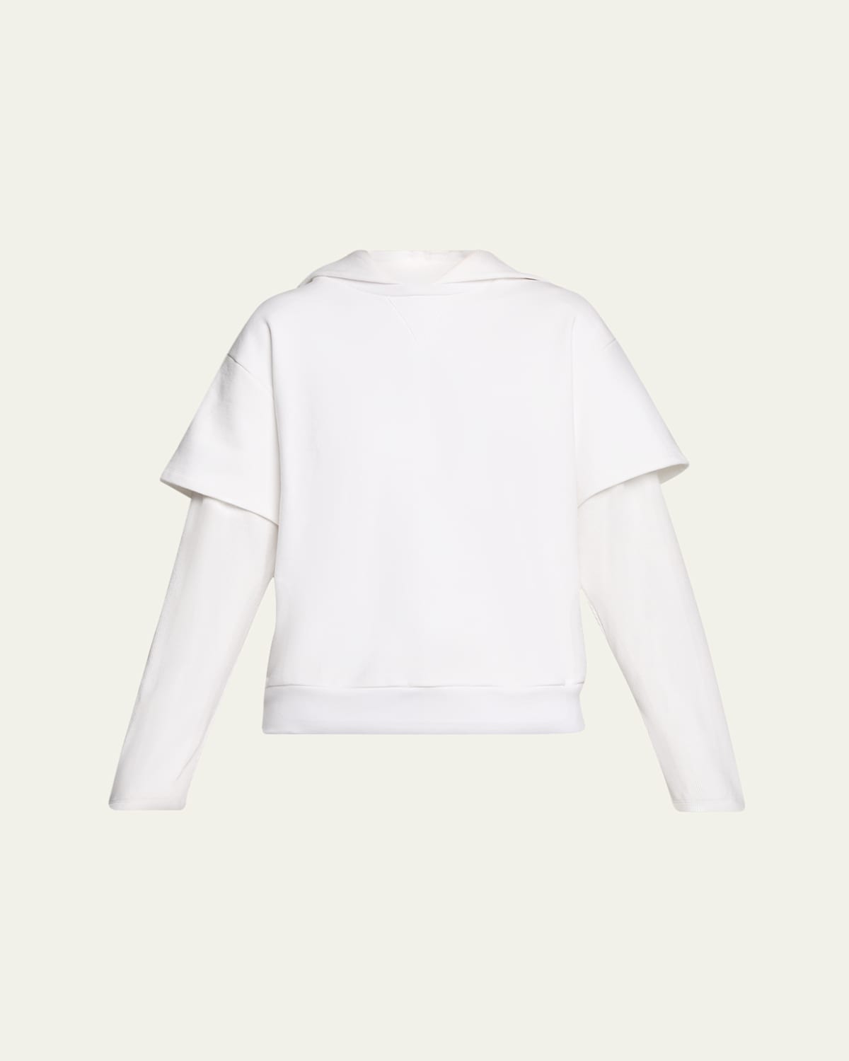 2Tee Layered Hoodie Sweatshirt